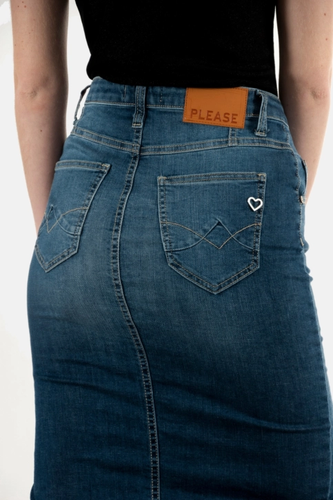 Jupe please g0fa 1670 blu denim