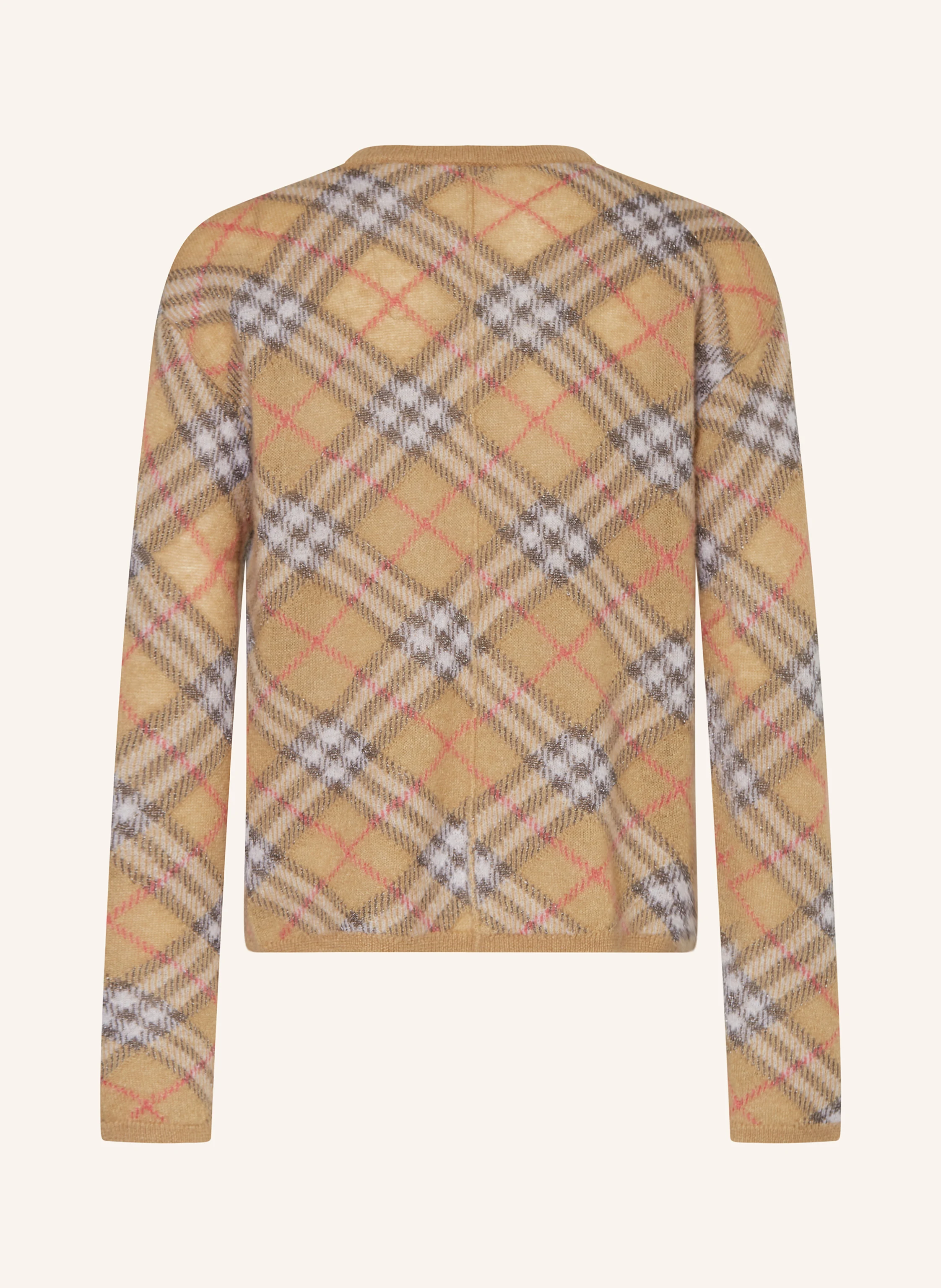 BURBERRY Strickjacke mit Alpaka und Glitzergarn