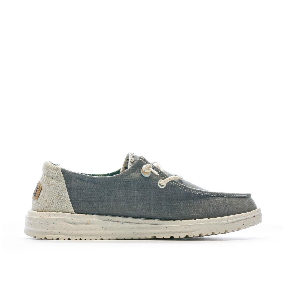 Hey Dude Chaussures Gris/Bleu Femme Hey Dude Wendy Fringe