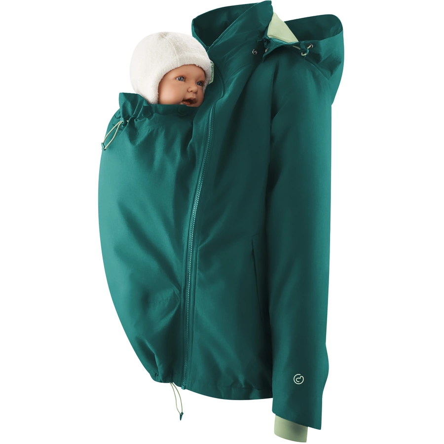 mamalila Winter-Tragejacke Winterfriend grün