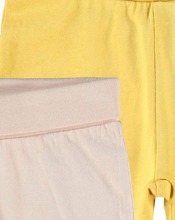 Schlupfhose NBFFRANSISKA 2er-Pack in peach whip/yellow