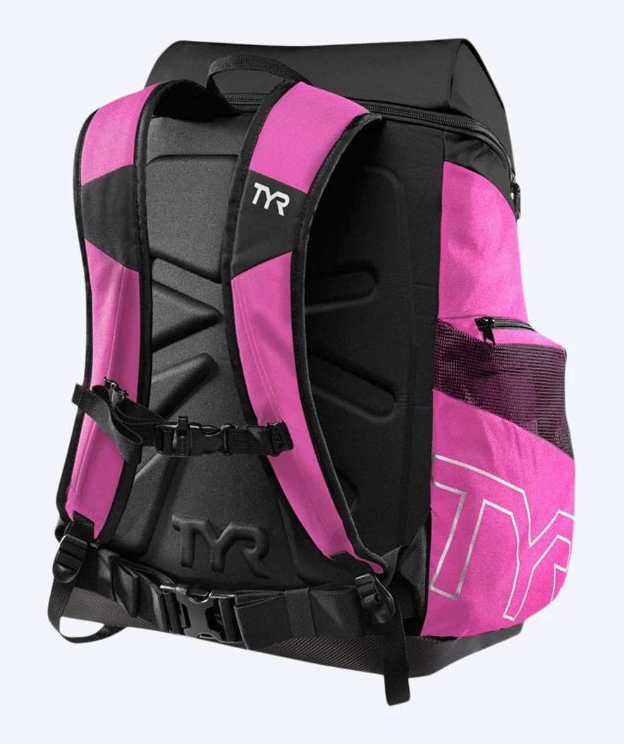 TYR svømmetaske - Alliance Team 45L - Pink/sort