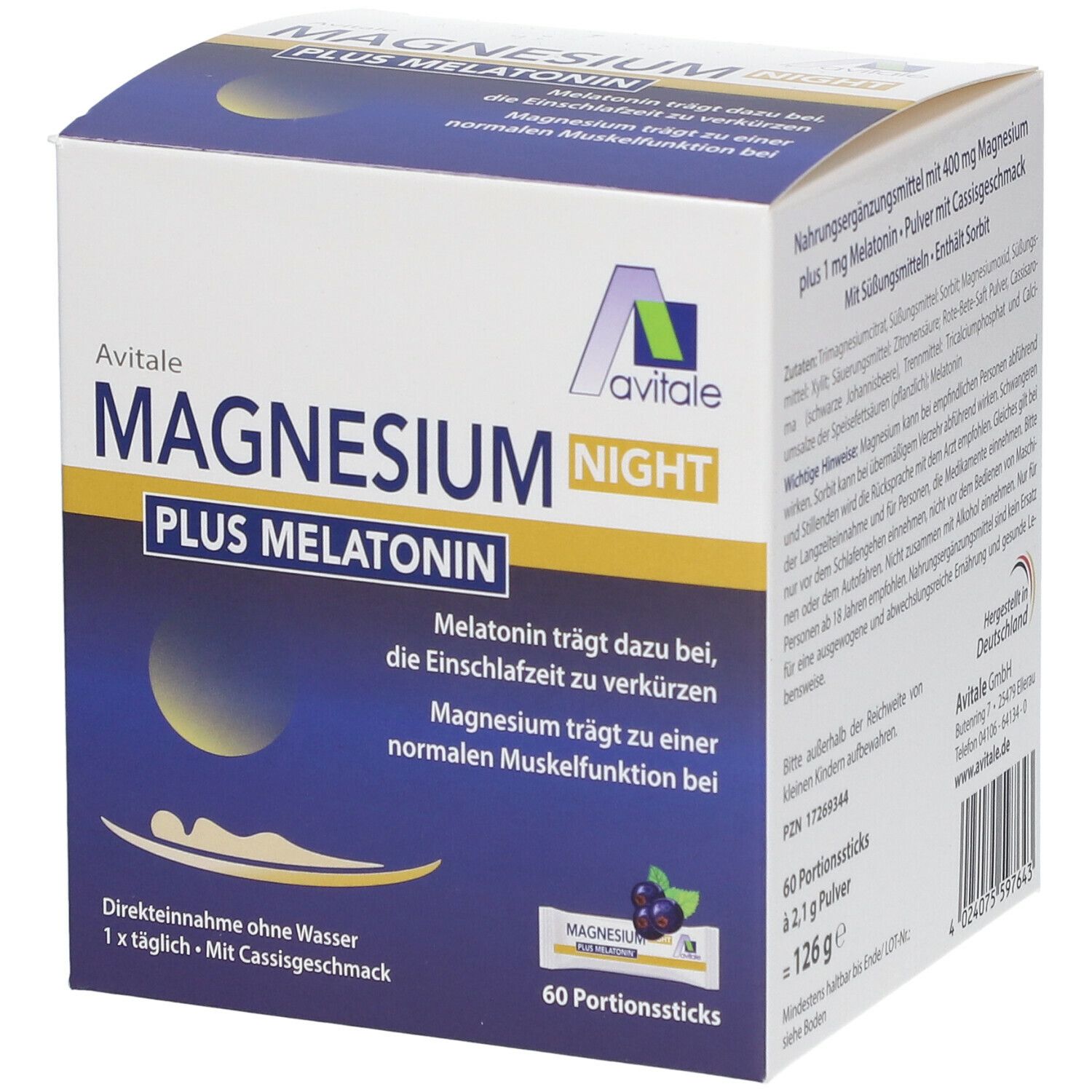 Avitale MAGNESIUM NIGHT PLUS MELATONIN