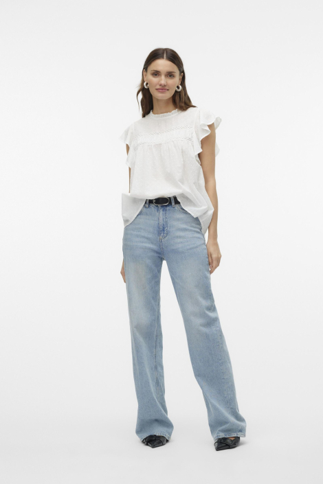 Vero Moda ecru dames t-shirt