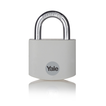 Yale Hangslot aluminium 38 mm grijs