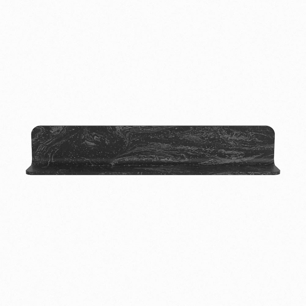 Mondiaz Spot spiegel rond Ø70cm met planchet lava