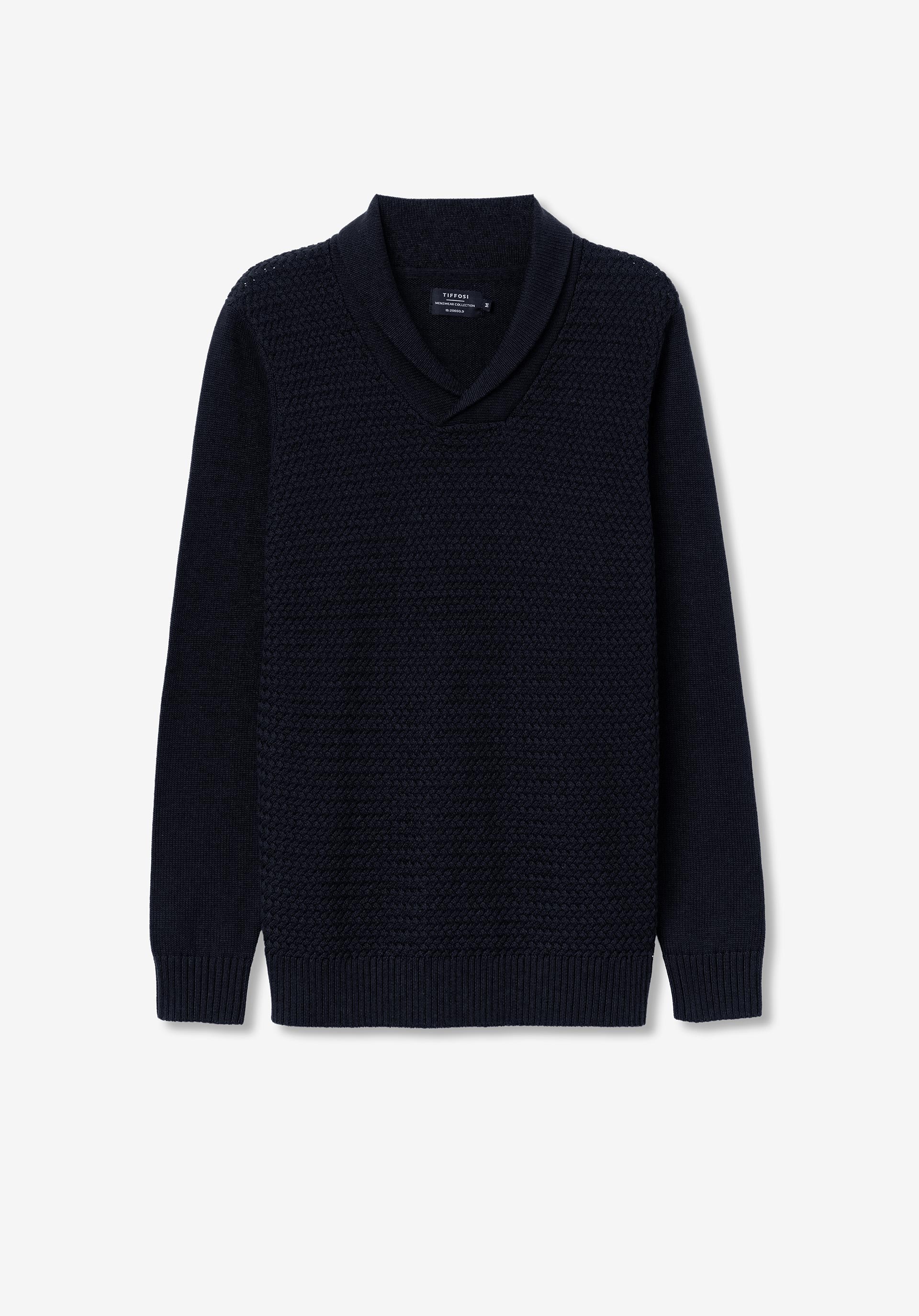 Camisola de Malha Decote Envolvente