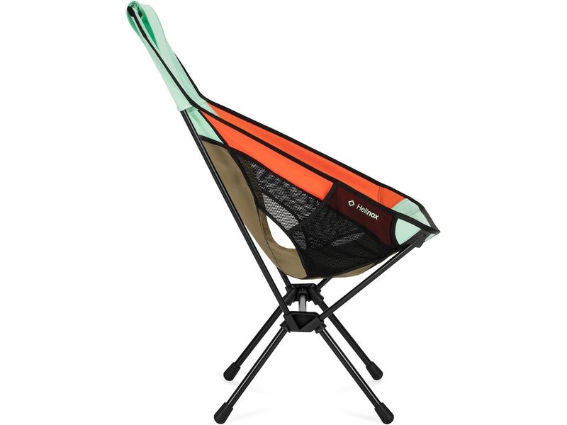 HELINOX Chair One Highback (re) Hellbraun/Hellgrün/Orange Stuhl mit Aluminiumlegierung