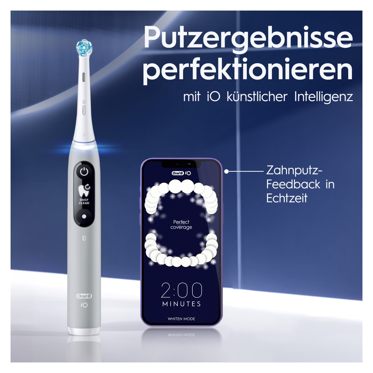 Oral-B iO Series 6 elektrische Zahnbürste Grey Opal JAS22