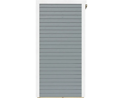 Cubo 1 tuinhuis met vloer, 234 x 121 cm, lichtgrijs