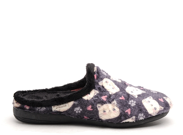 La maison de l espadrille chaussons femme 6506 5 noir
