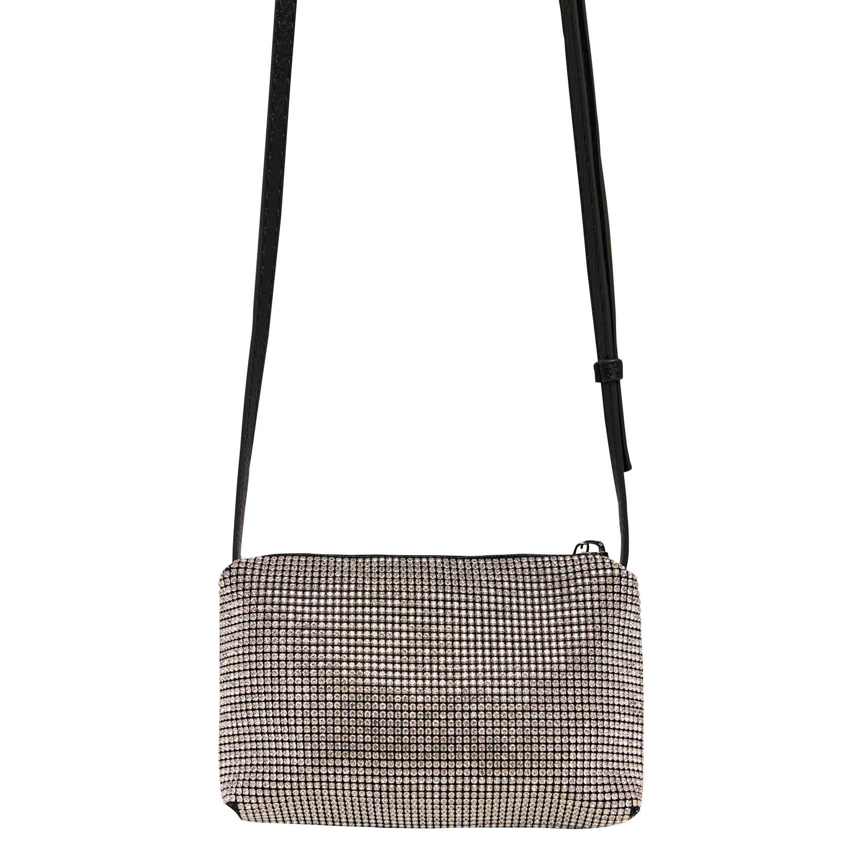 GILLO - Sac bandoulière à strass | Noir