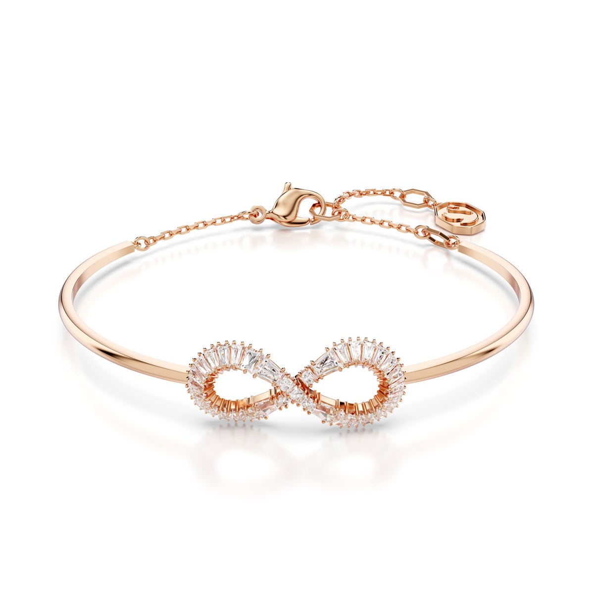 Jonc Swarovski Hyperbola Infini rosé