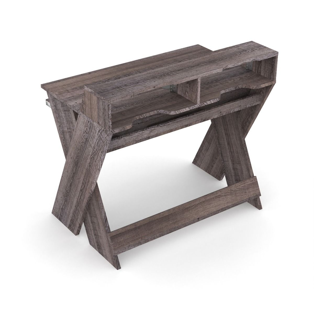 Glorious Sound Desk Compact Walnut workstation meubel