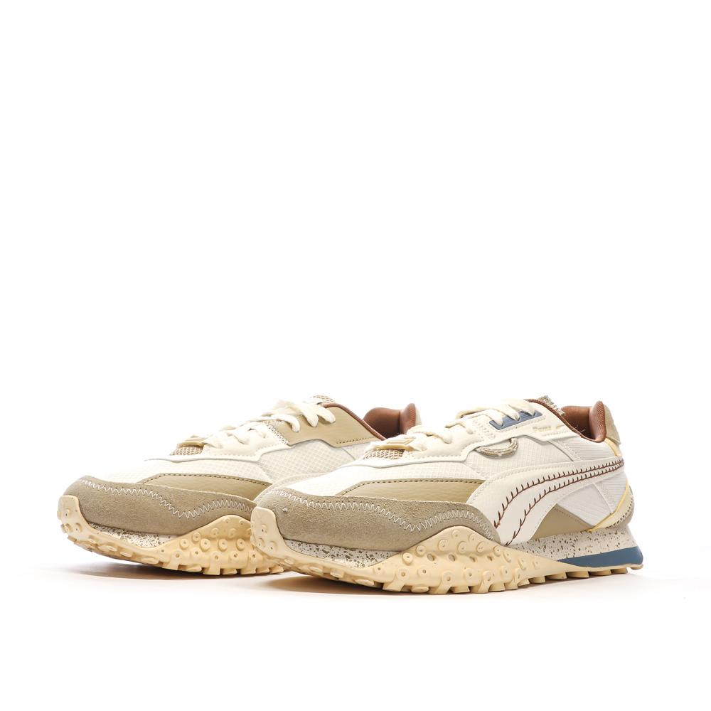 Puma Baskets Blanc/Marron Homme Puma Blktop Rider Expeditions