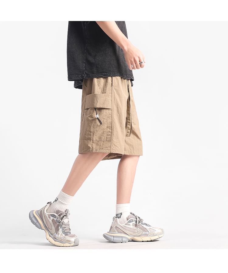 Bay Go Mall - Effen shorts met trekkoord in de taille