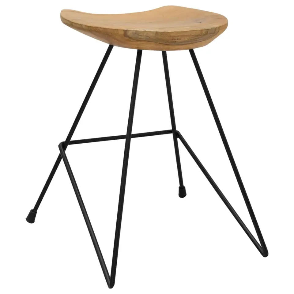 vidaXL - Kruk - Bruin - Hout