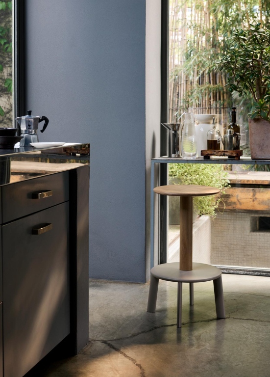&tradition Massif AV39 barkruk H65 eiken & beige