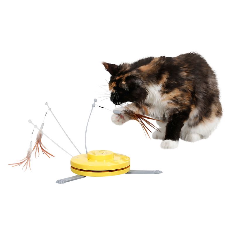 Jouet 2 en 1 Kerbl Pet Catch the TailFeather