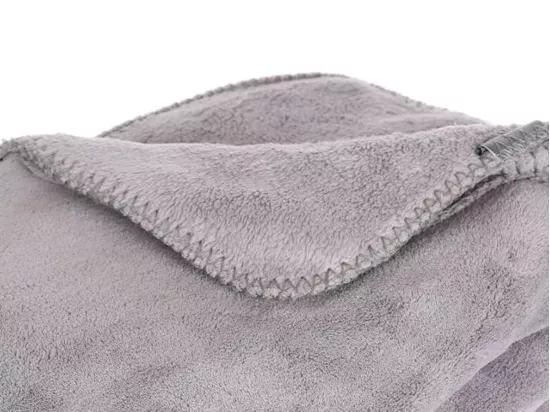 Plaid Microfibre Gris 180 x 230 cm