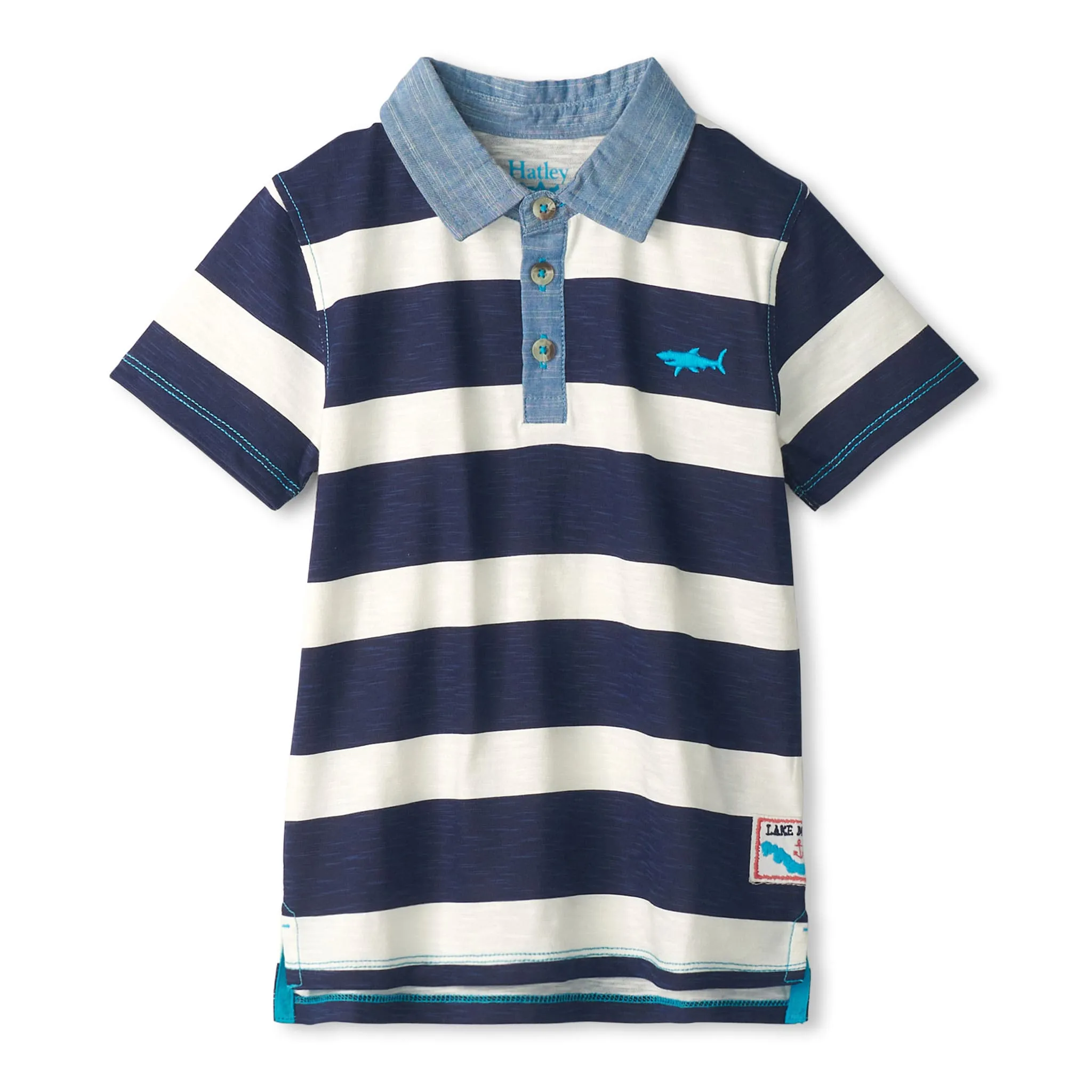 Hatley Polo Fond Marin 2-8ans