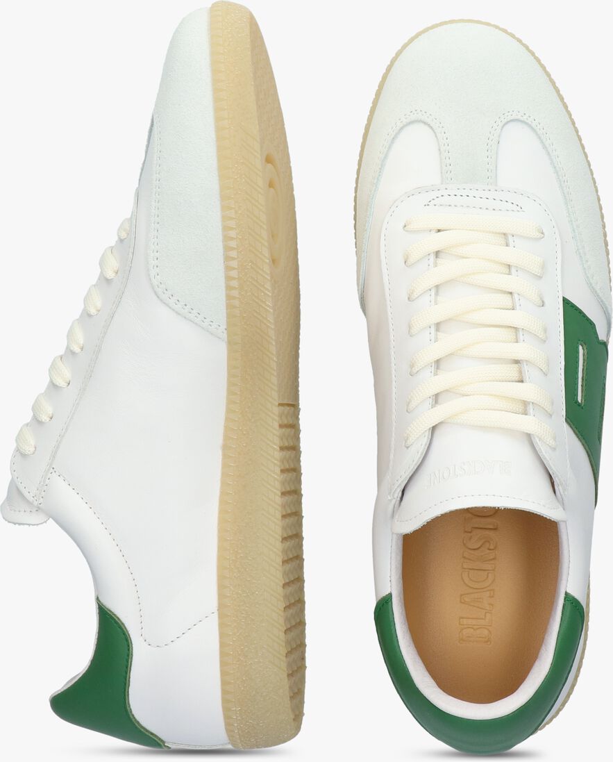 witte blackstone lage sneakers lime wren