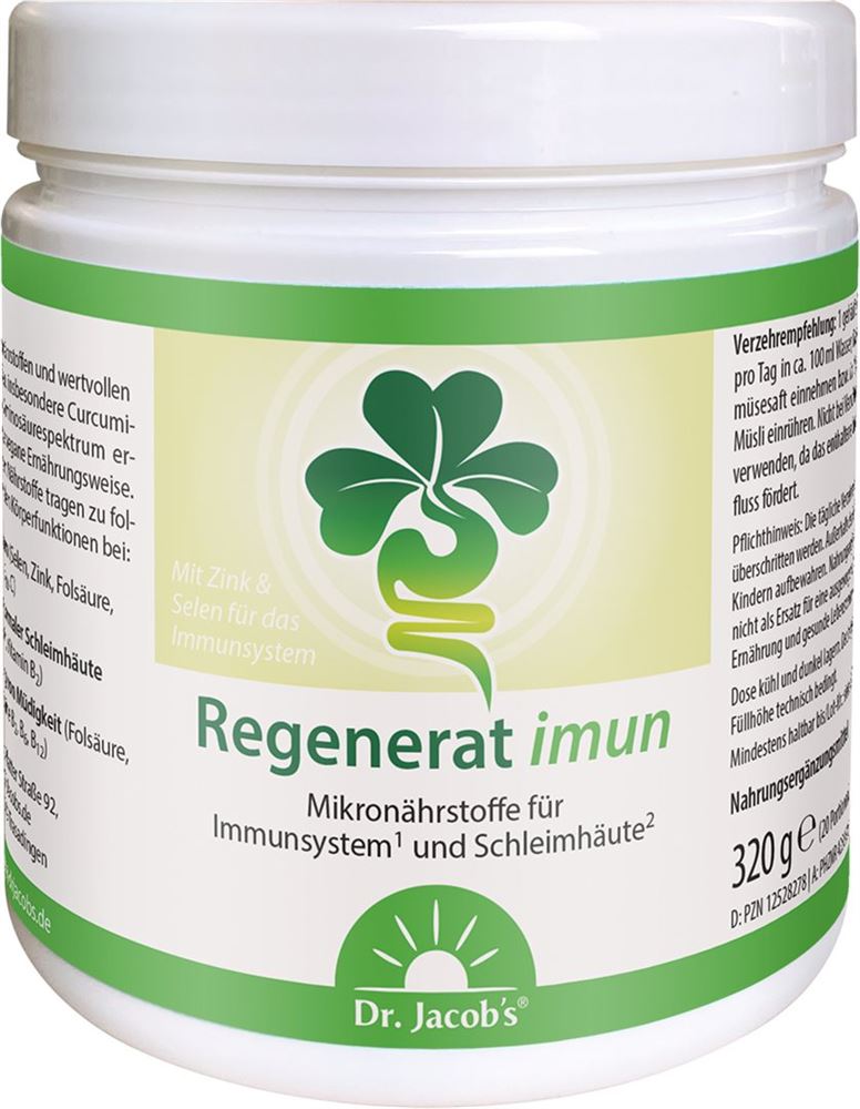 DR. JACOB'S Regenerat imun Mikronährstoff-Komplex<br>320 g, Dose