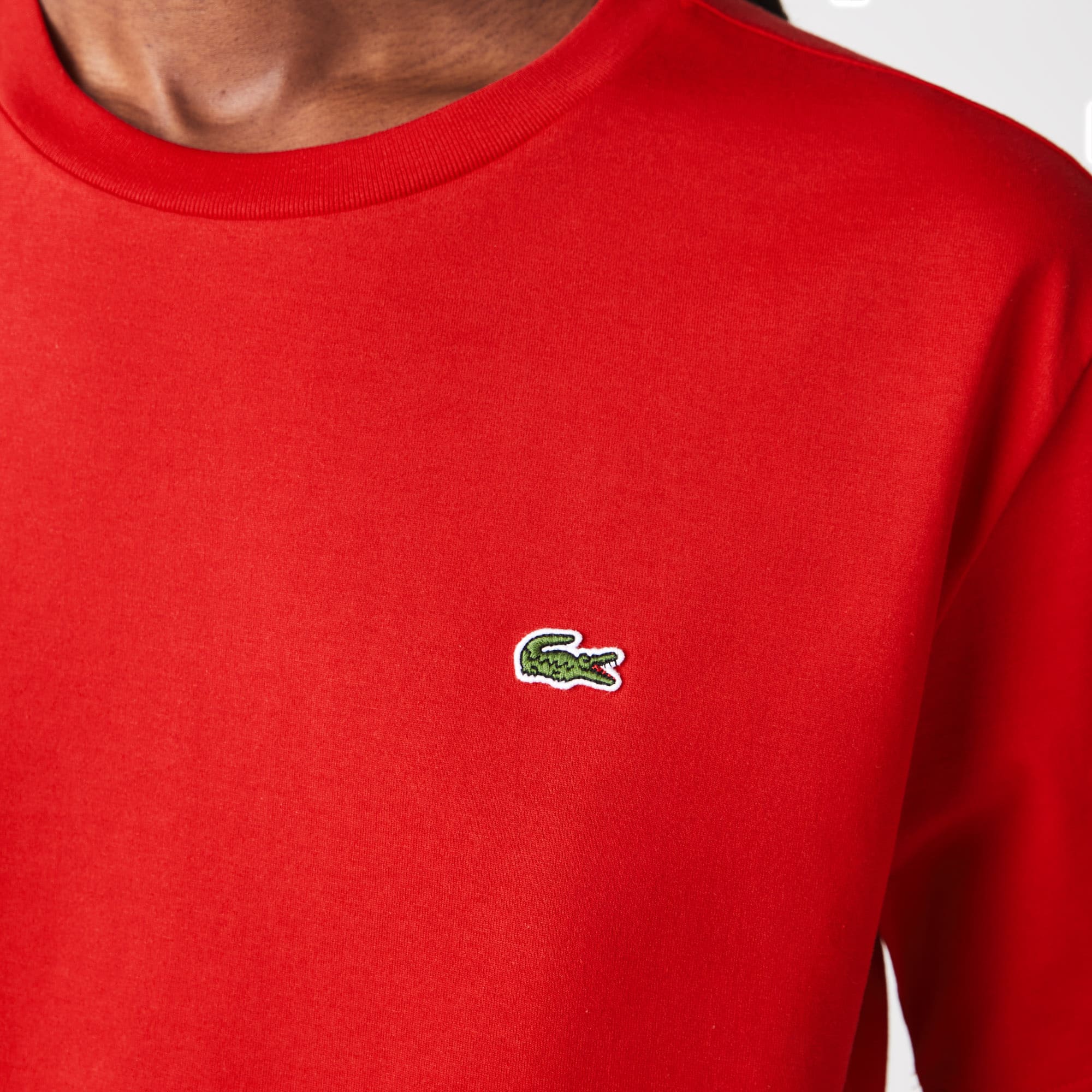 Damen-T-Shirt aus Premium-Baumwolle T-Shirts - Rot - Lacoste - Damen