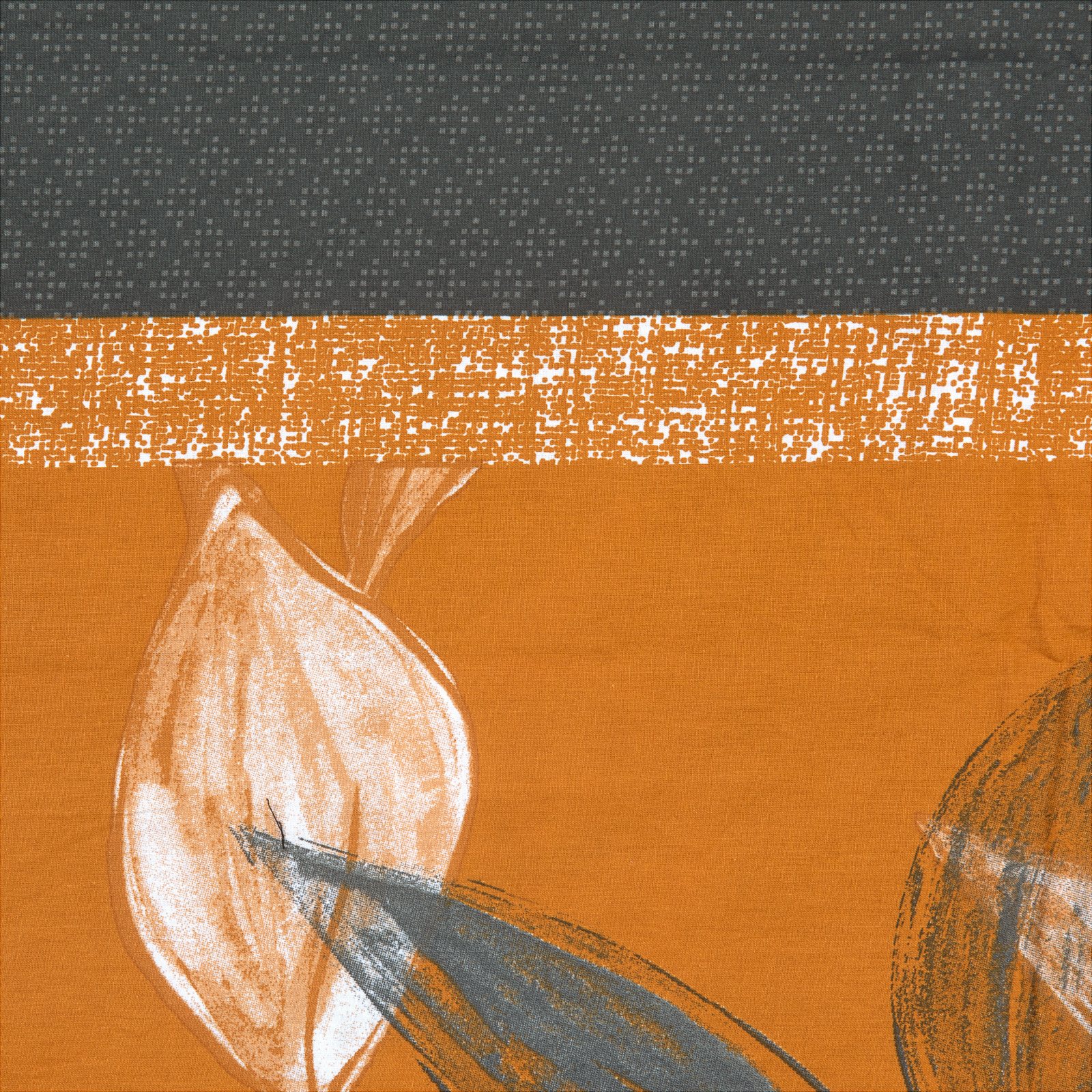 Bettwäsche orange 50x70 Kissenbezug