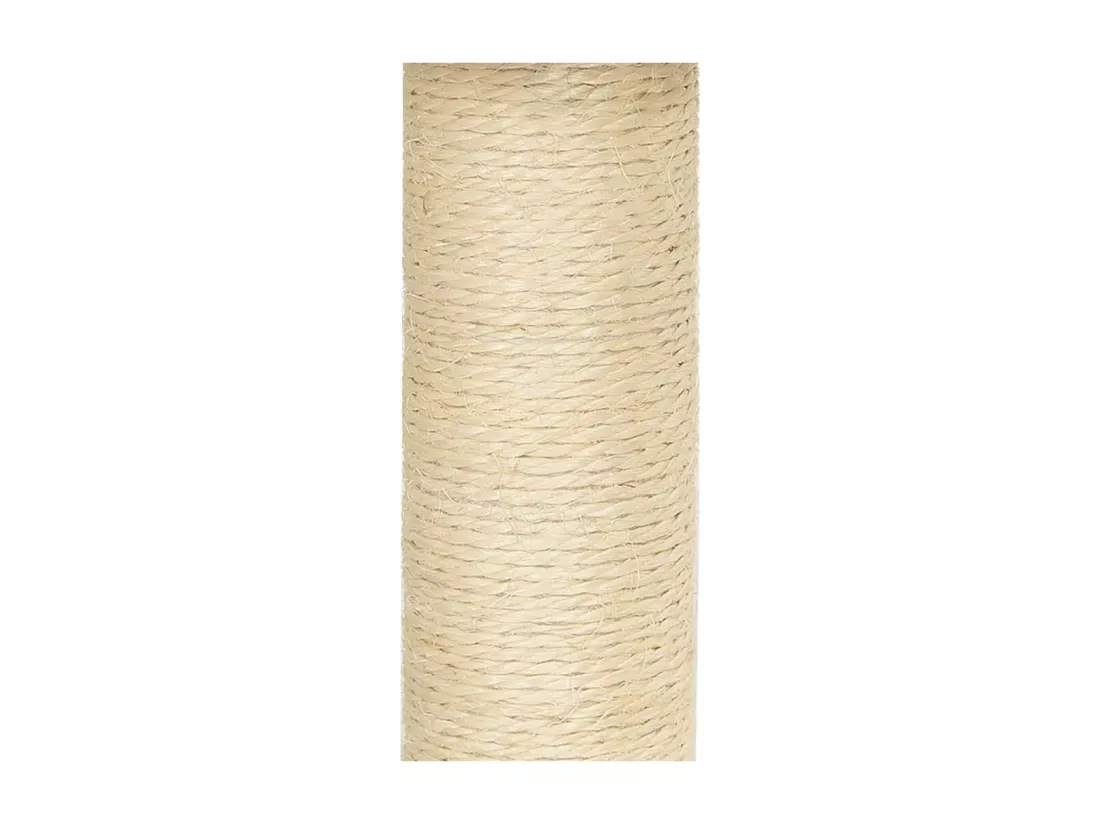 Arbre à chat avec griffoirs en sisal Gris foncé 92 cm