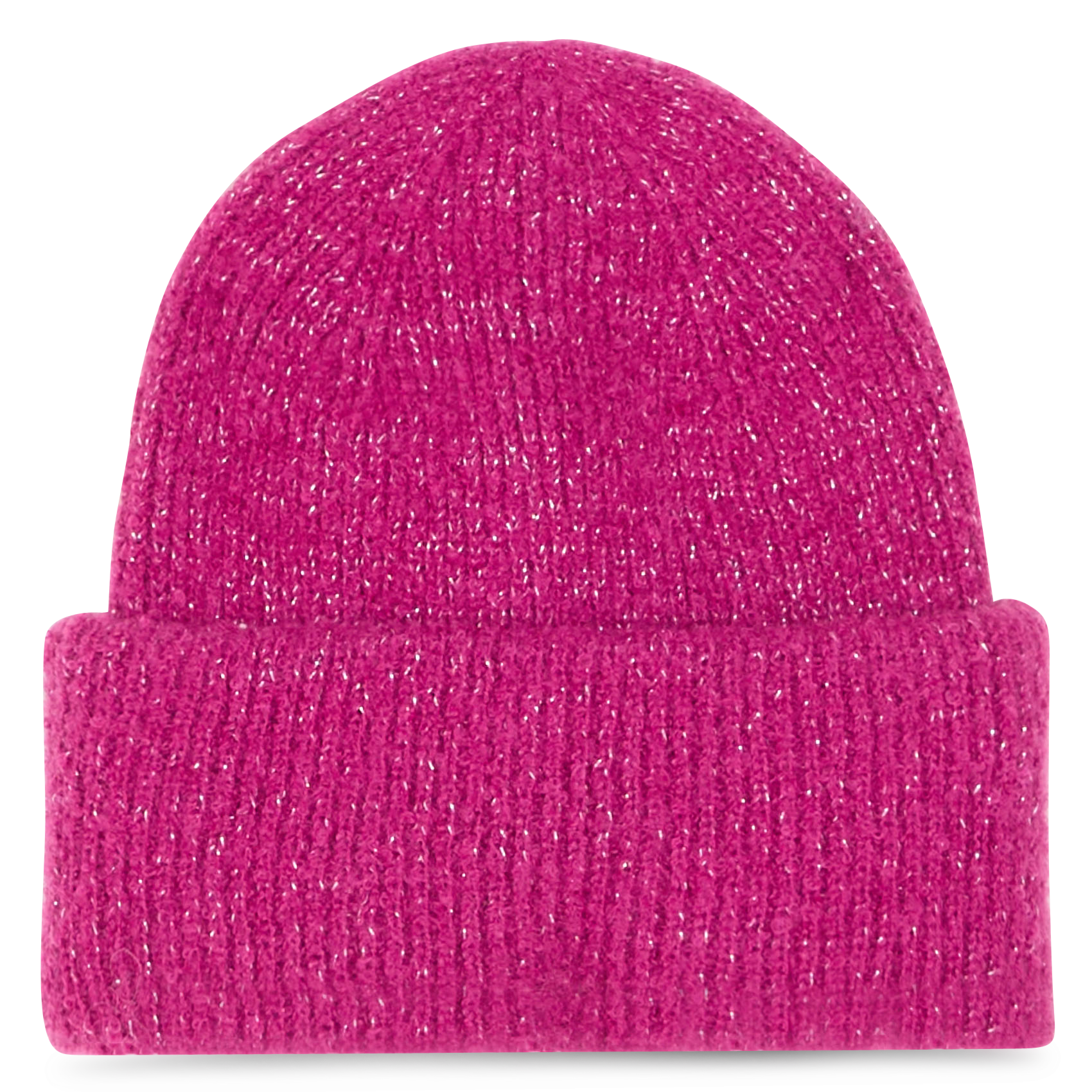 PYRON - Bonnet en maille côtelé | Violet