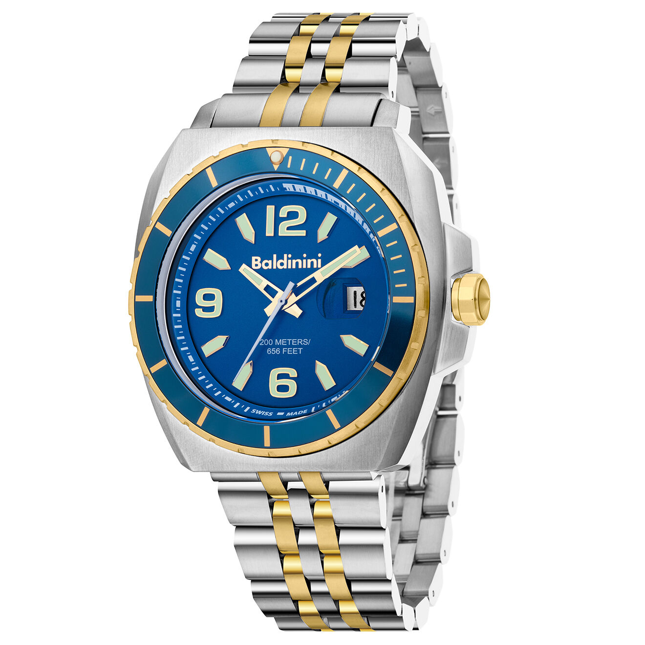 Baldinini Montre Homme en Acier Acqua argenté/doré