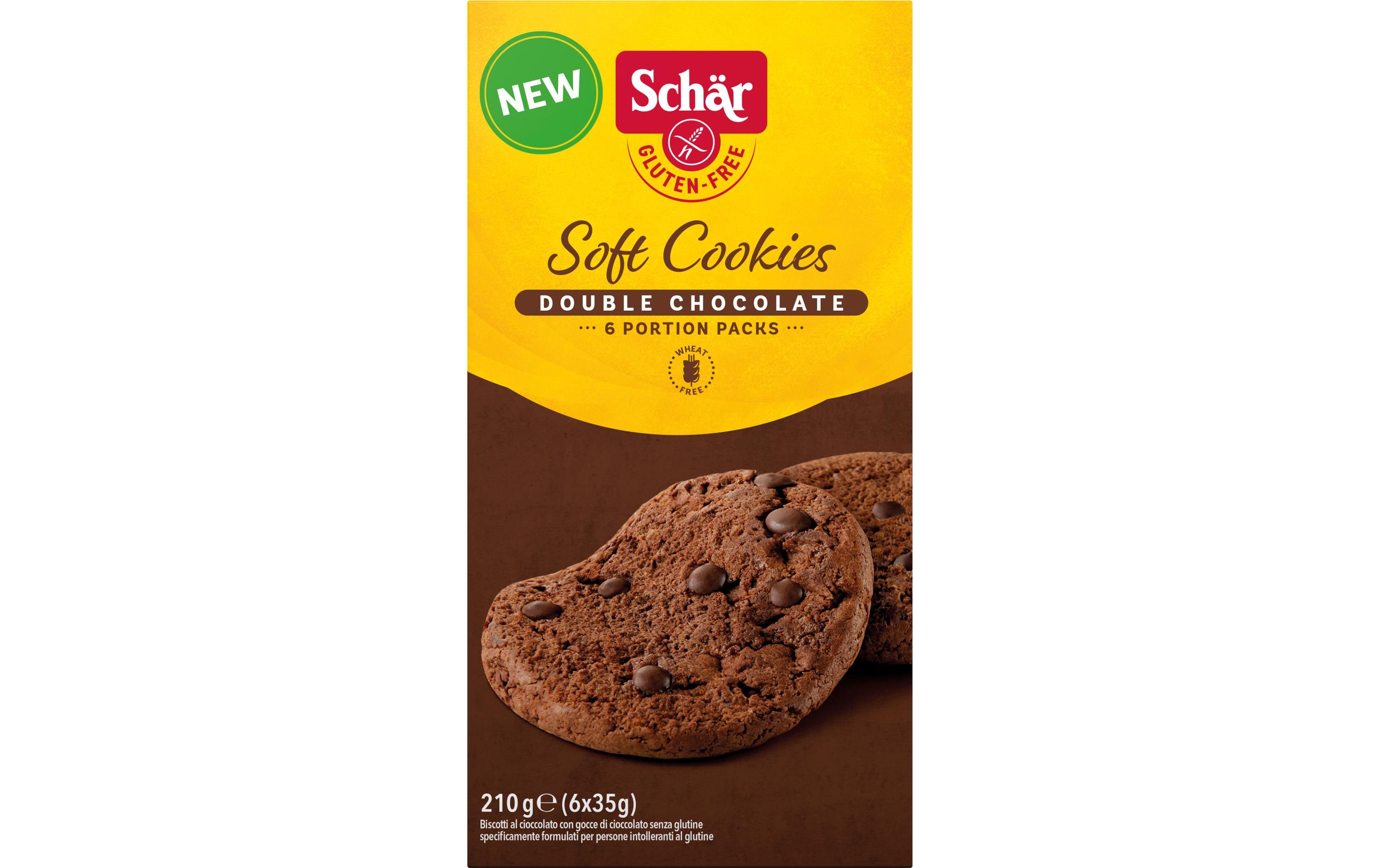 Guetzli Soft Cookies Double Choc glutenfrei 210 gSchokokekse mit Schokoladentropfen