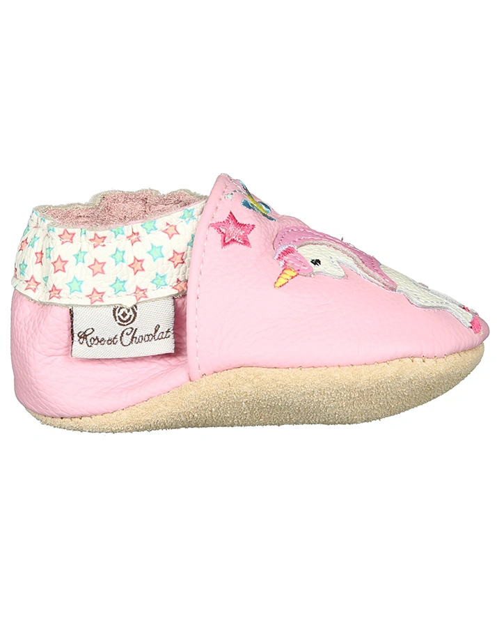Krabbelschuhe CLASSICZ MAGIC UNICORN in rosa