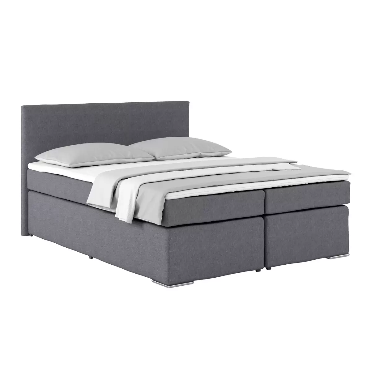 Boxspringbett Nero 160 x 200 Dunkelgrau