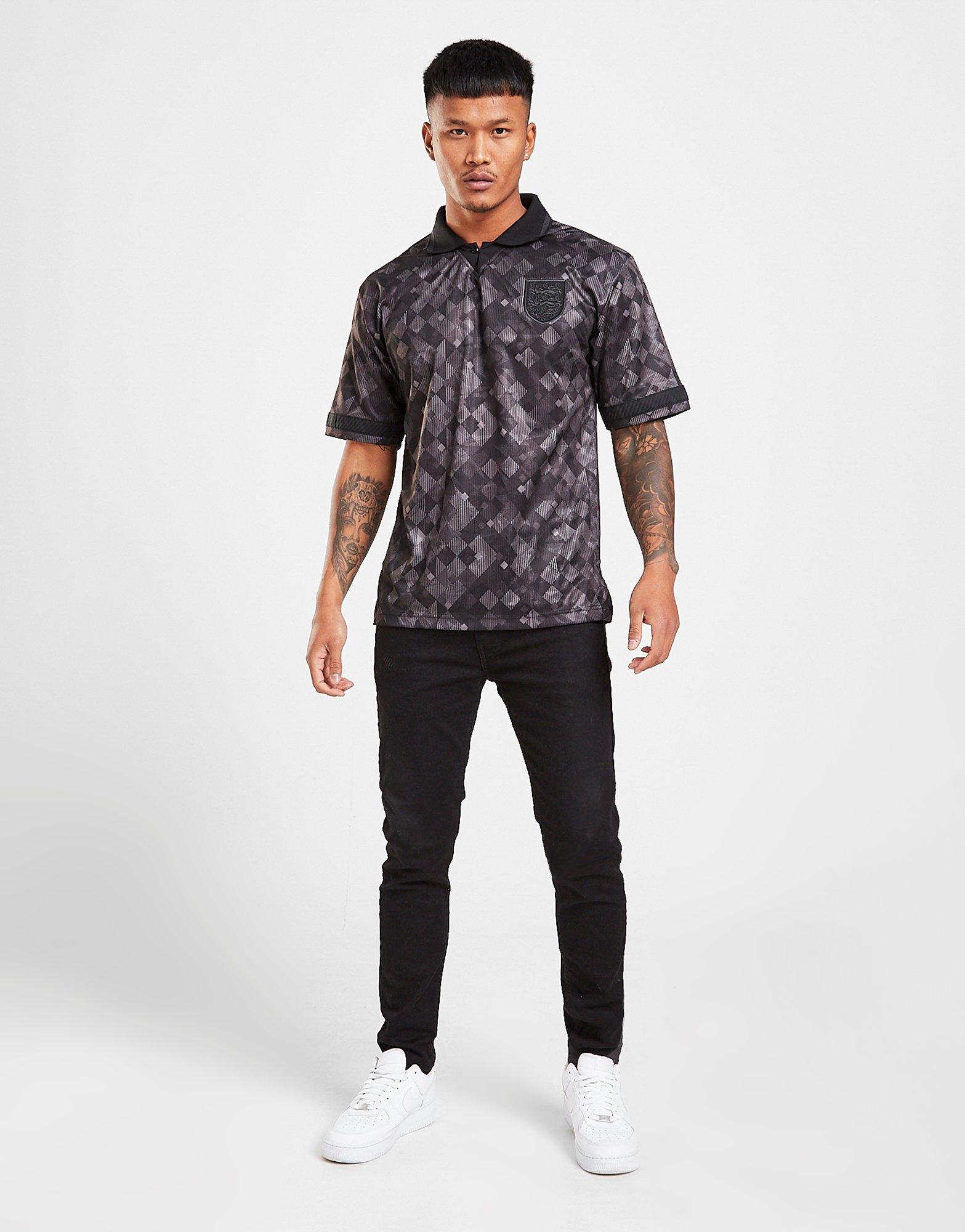 Score Draw Maillot de Football Rétro Angleterre 90 Homme