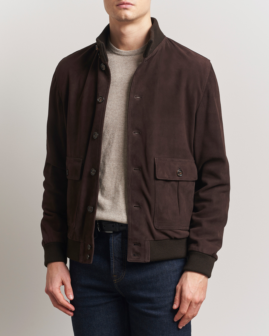 Valstar Valstarino Suede Jacket Dark Brown