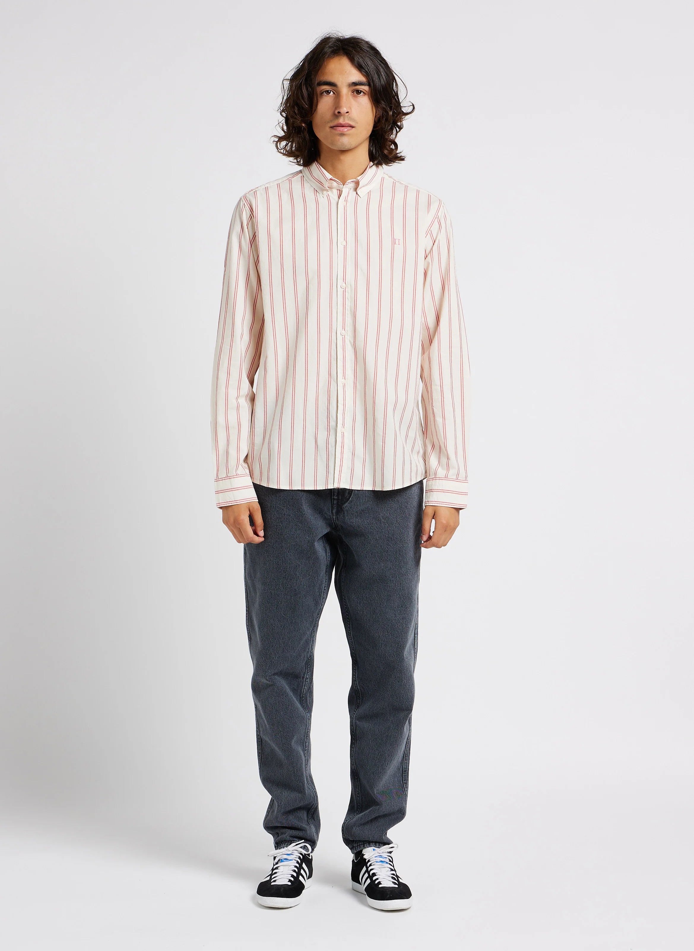 KRISTIAN - Chemise col américain en coton| Multicolore
