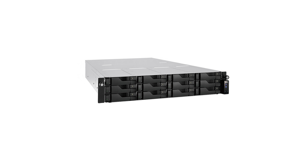 AsustorLockerstor 12RD (AS6512RD) nas  (Zwart/metaal, 2x 1G LAN, 2x 2.5G LAN, 4x USB 3.2 Gen 1)