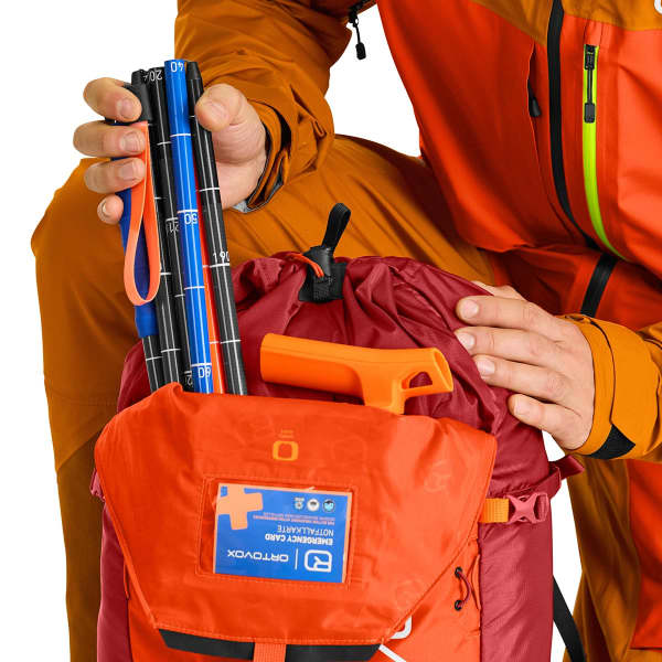 Sac à dos ski ORTOVOX RAVINE 28 HOT ORANGE