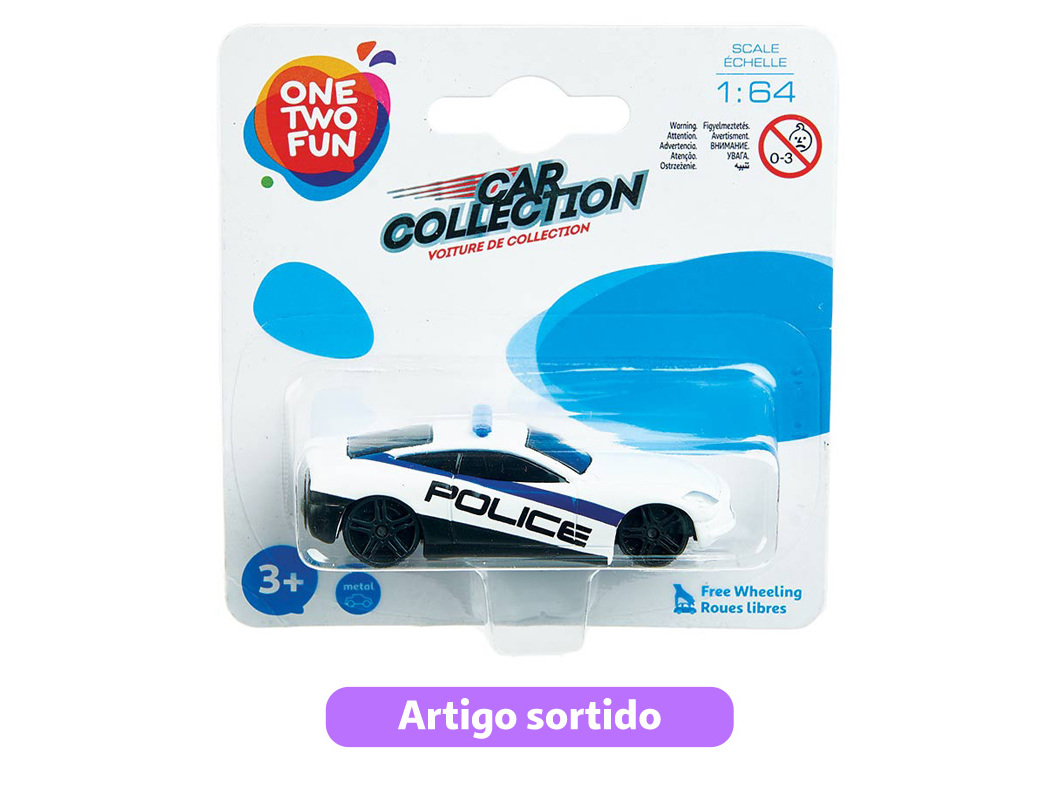 VEÍCULO MINIATURA ONE TWO FUN MODELOS SORTIDOS