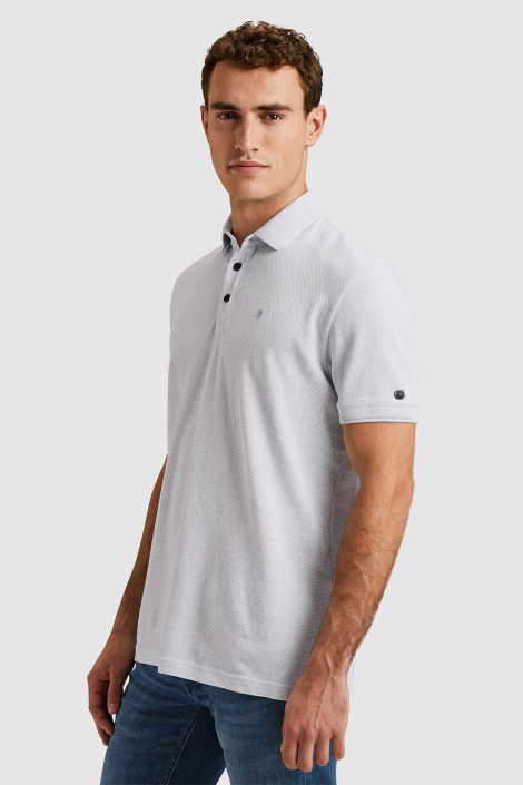 Cast Iron witte heren polo