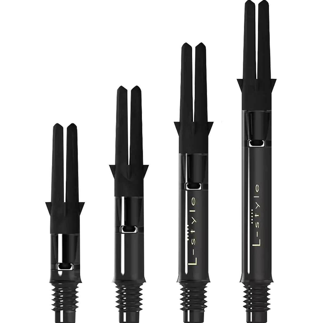 L-Style - Carbon Silent Straight Spinner - Schwarz