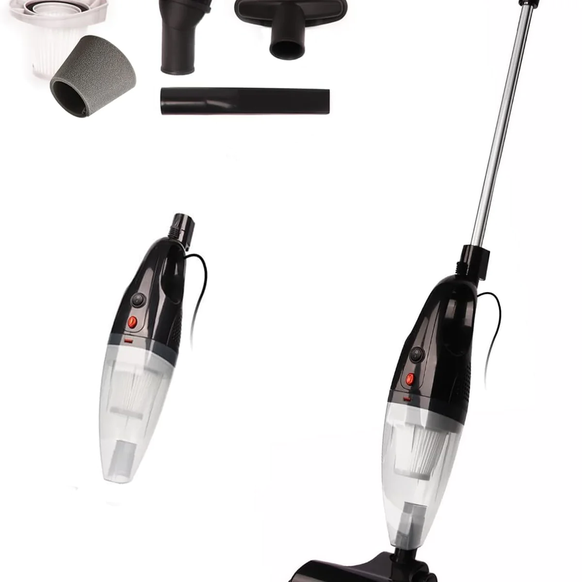 Aspirateur Balai avec Fil 2 en 1 600W noir Vendos85