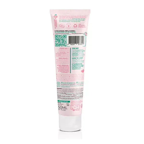 Energie Fruit Higiene Íntima, Sabonete Líquido com Flor de Algodão e Aloe Vera Orgânica, 150ml