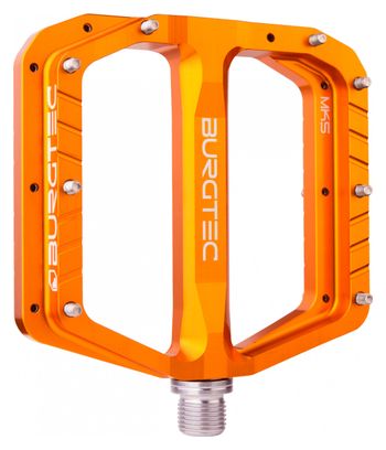 Paire de Pédales Plates Burgtec Penthouse MK5 Orange Iron Bro
