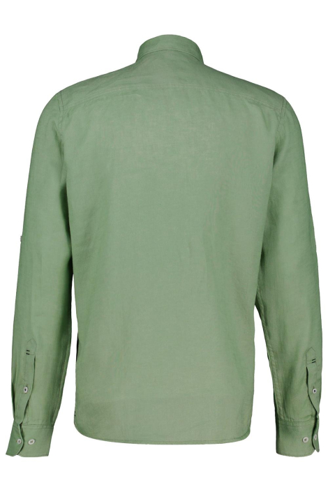 Lerros groene heren overhemd