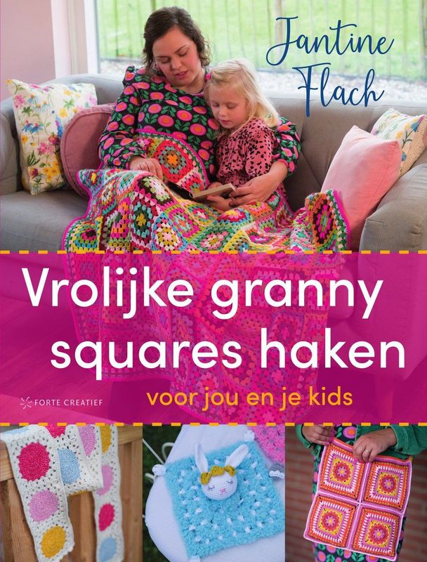 Vrolijke granny squares haken