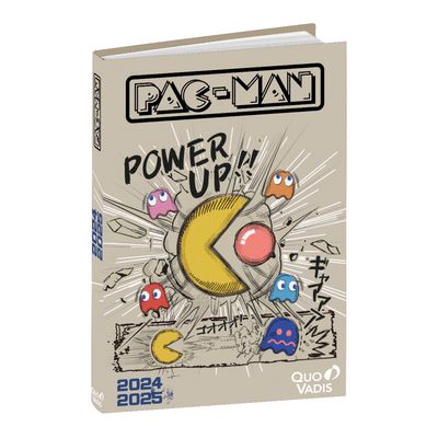 Agenda PacMan - 1 jour par page - différents modèles disponibles - 12 x 17 cm - Quo Vadis