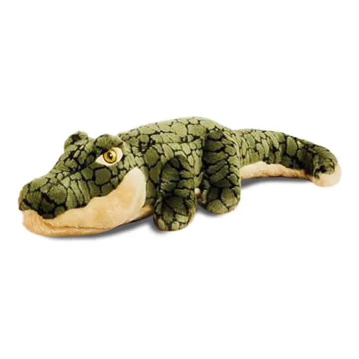 La Pelucherie Peluche Mon Crocodile Balthazar | Vert foncé